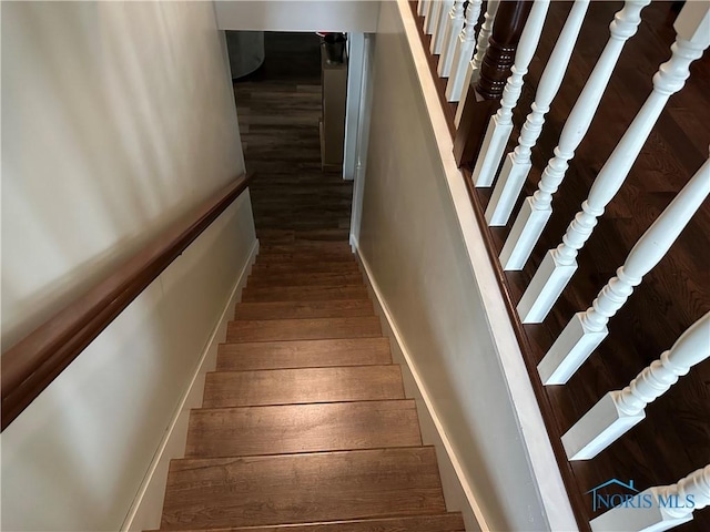 20515 Lockwood Rd, Defiance, OH 43512 - stairs featuring wood finished floors
