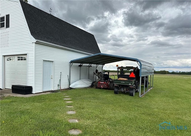 20515 Lockwood Rd, Defiance, OH 43512 - view of parking with a detached carport