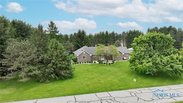 9389 County Road N2, Napoleon, OH 43535 - view of front of home featuring a front yard