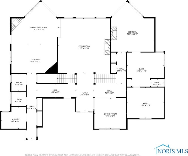 3051 Deep Water Ln, Maumee, OH 43537 - view of property floor plan