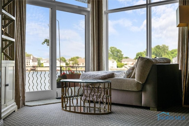 3051 Deep Water Ln, Maumee, OH 43537 - sunroom with carpet floors
