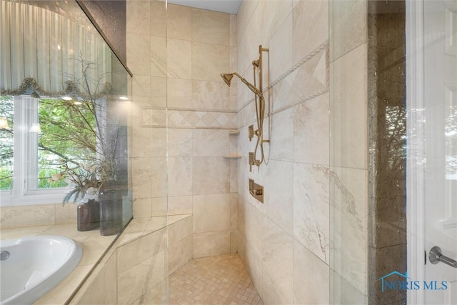 3051 Deep Water Ln, Maumee, OH 43537 - full bath with tiled shower and a tub