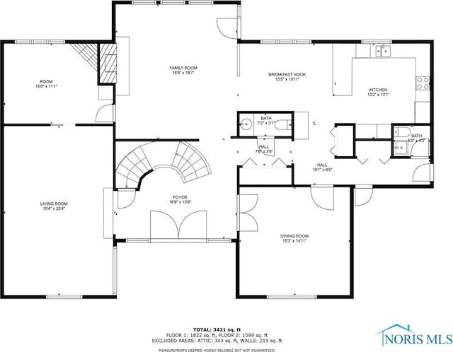 4123 Shamley Green Dr, Toledo, OH 43623 - floor plan / room layout