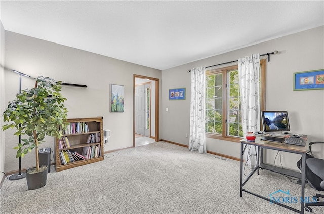 8225 Hidden Forest Dr, Holland, OH 43528 - office with carpet flooring and baseboards