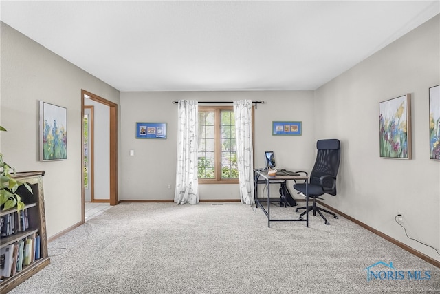 8225 Hidden Forest Dr, Holland, OH 43528 - office with carpet flooring and baseboards