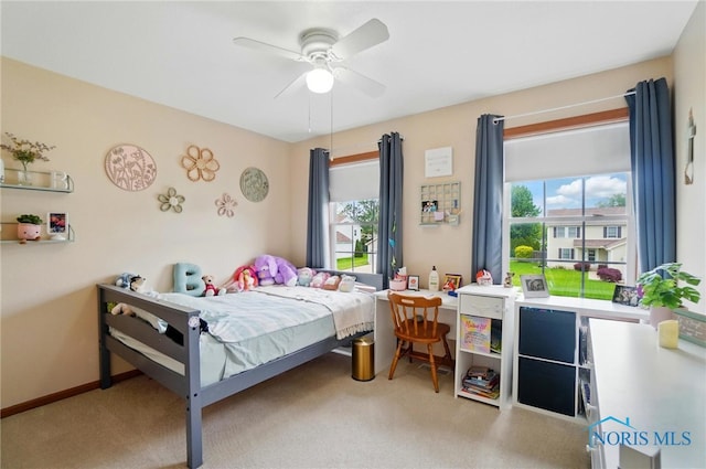 28178 Schriber St, Walbridge, OH 43465 - carpeted bedroom with a ceiling fan