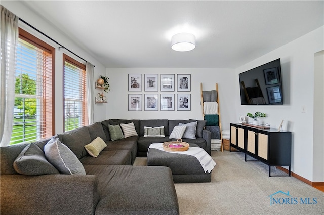 28178 Schriber St, Walbridge, OH 43465 - living room featuring light colored carpet and baseboards
