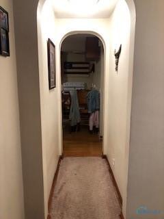 129 Central Ave, North Baltimore, OH 45872 - corridor with arched walkways