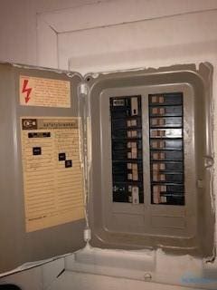 129 Central Ave, North Baltimore, OH 45872 - utility room featuring electric panel