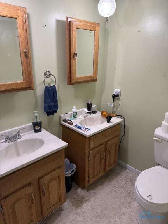 1133 Inverness Dr, Findlay, OH 45840 - bathroom with vanity and toilet