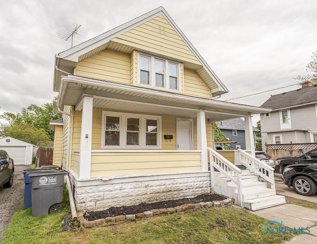 1385 Berdan Ave, Toledo, OH 43612 - view of front of house featuring a porch