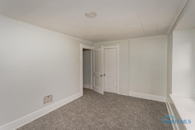 1385 Berdan Ave, Toledo, OH 43612 - carpeted empty room with baseboards and crown molding