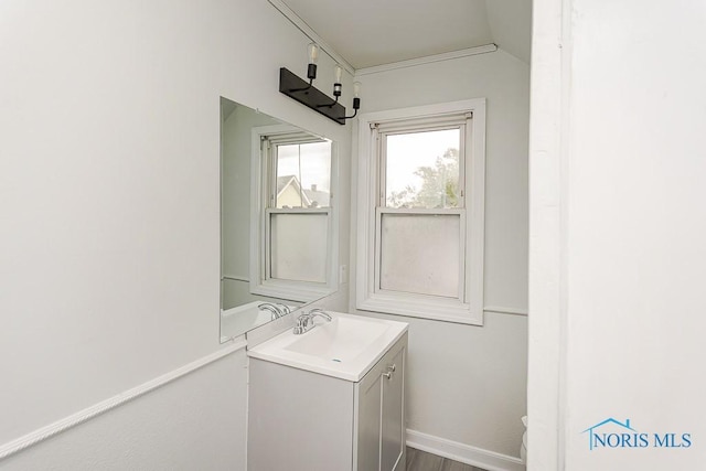 1385 Berdan Ave, Toledo, OH 43612 - half bathroom featuring vanity and toilet