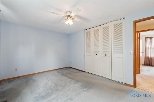 146 Partridge Ln, Perrysburg, OH 43551 - unfurnished bedroom with carpet, baseboards, and a closet