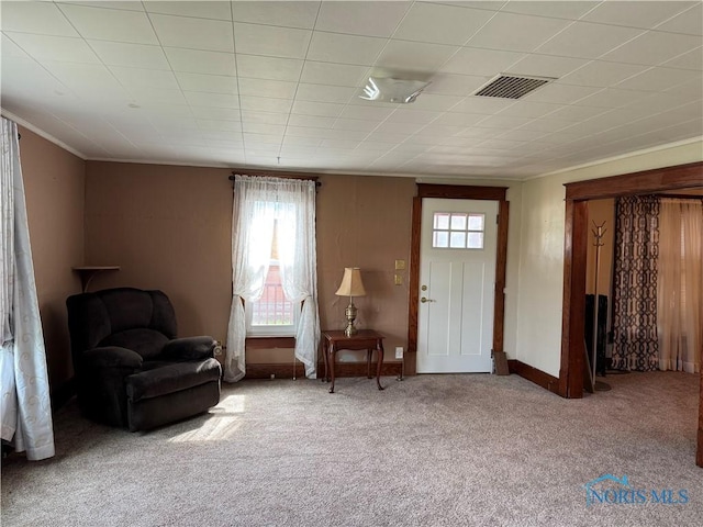 108 E Maple St, Deshler, OH 43516 - living area with carpet floors and baseboards