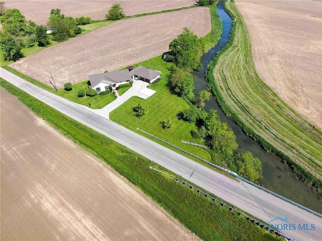 16070 Rd S, Columbus Grove, OH 45830 - drone / aerial view of a nearby body of water