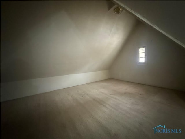 1726 Balkan Pl, Toledo, OH 43613 - additional living space with vaulted ceiling and carpet floors