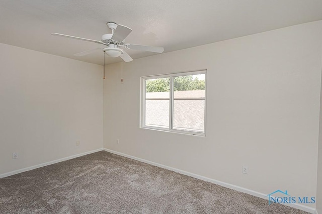 4022 Stonehenge Dr Unit 4022, Sylvania, OH 43560 - unfurnished room featuring carpet, baseboards, and ceiling fan