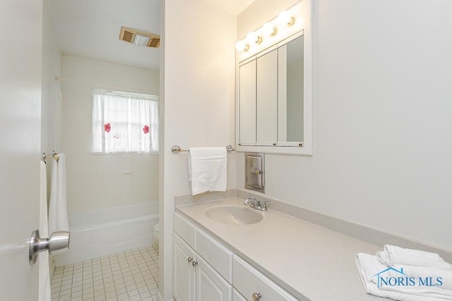 1201 Birch Ave, Maumee, OH 43537 - bathroom featuring vanity, toilet, and tile patterned floors