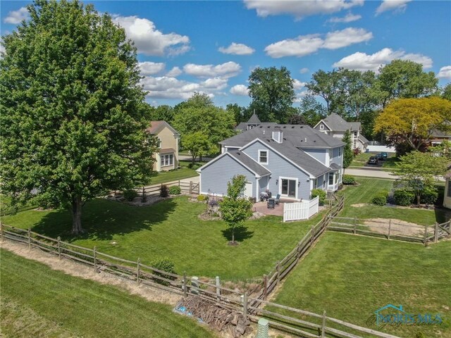 26741 Green Ville Dr, Perrysburg, OH 43551 - back of property with a patio area