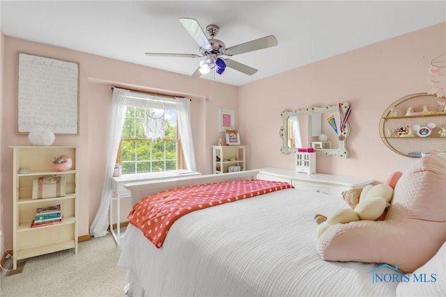 4729 Talon Trl, Maumee, OH 43537 - bedroom with carpet and ceiling fan