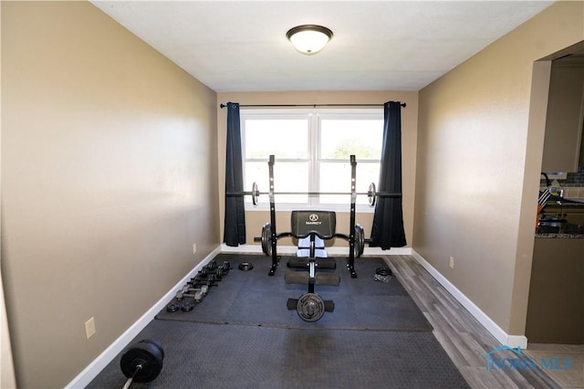 1500 S Jackson Ave, Defiance, OH 43512 - exercise area with baseboards