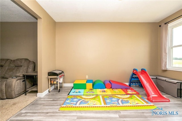 1500 S Jackson Ave, Defiance, OH 43512 - recreation room with wood finished floors and baseboards