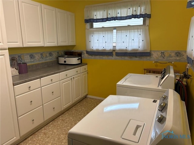 243 W S Boundary St, Perrysburg, OH 43551 - laundry area featuring washing machine and clothes dryer and cabinet space