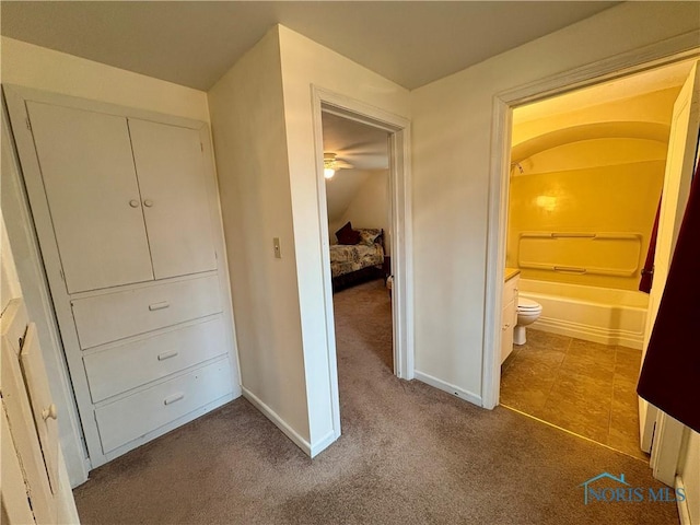 178 Gross St, Tiffin, OH 44883 - unfurnished bedroom with carpet flooring, baseboards, and ensuite bath