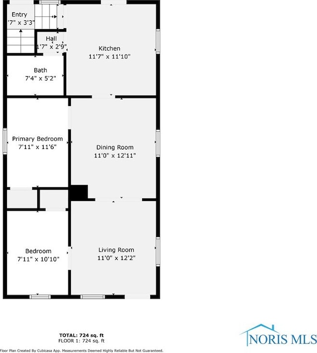 358 Burger St, Toledo, OH 43605 - view of home floor plan