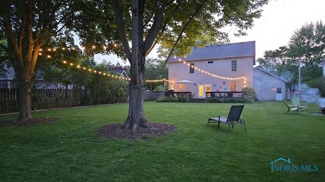 6200 Swiss Garden Rd, Toledo, OH 43612 - view of yard with a wooden deck