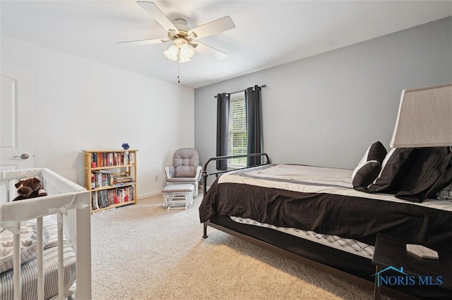 6200 Swiss Garden Rd, Toledo, OH 43612 - bedroom featuring carpet and a ceiling fan