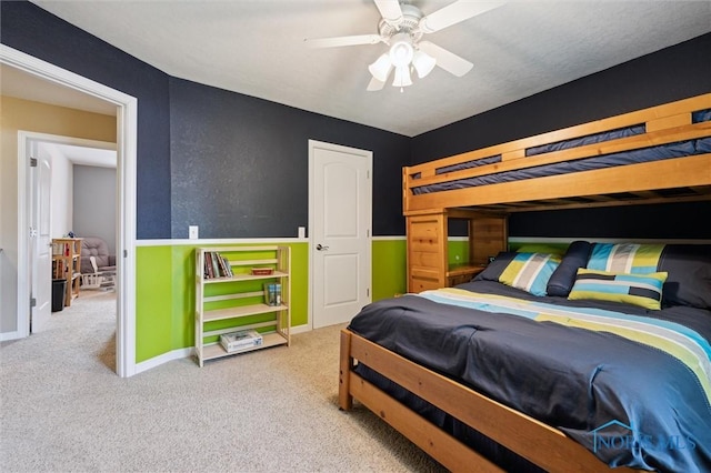 6200 Swiss Garden Rd, Toledo, OH 43612 - bedroom with carpet flooring and ceiling fan