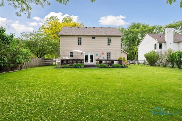 6200 Swiss Garden Rd, Toledo, OH 43612 - back of house featuring a deck and french doors