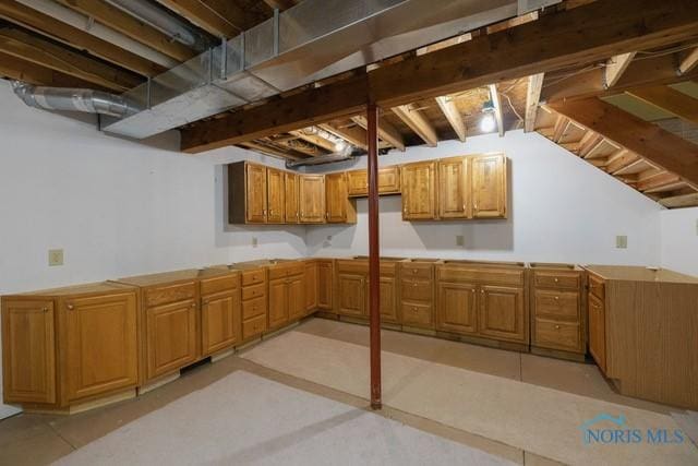 1033 Joseph Rd, Luckey, OH 43443 - kitchen with brown cabinets
