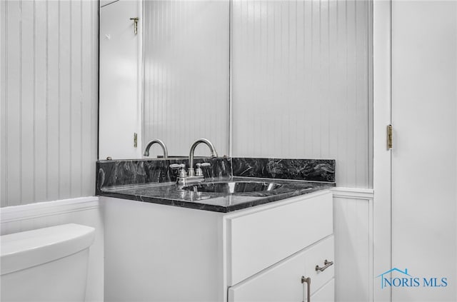1 Hawthorne Dr, Delta, OH 43515 - half bath with vanity and toilet