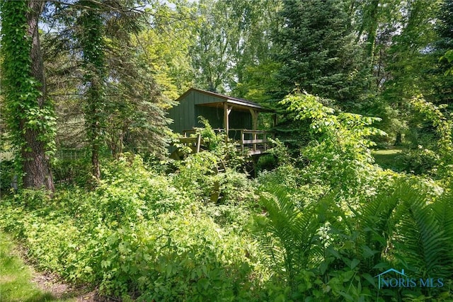 12949 Shaffer Rd, Swanton, OH 43558 - view of outdoor structure featuring a view of trees