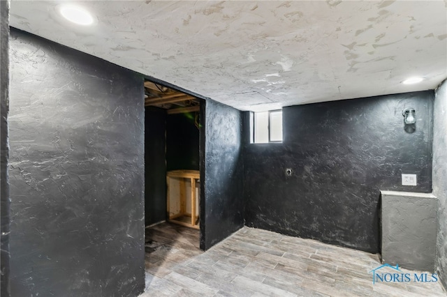 430 E 3rd St, Ottawa, OH 45875 - basement featuring a textured wall