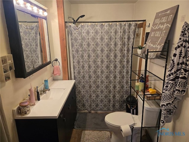 201 W Wabash St, Liberty Center, OH 43532 - full bathroom with vanity and curtained shower