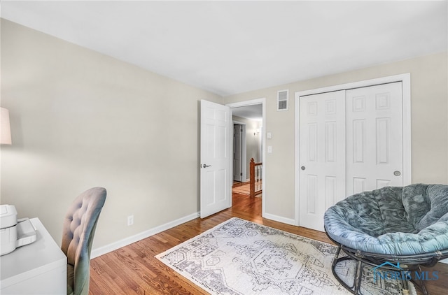 524 Sutton Pl, Findlay, OH 45840 - office area featuring baseboards and wood finished floors