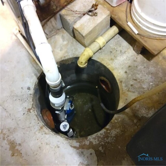 15979 Hill Rd, Defiance, OH 43512 - basement view of drainage system