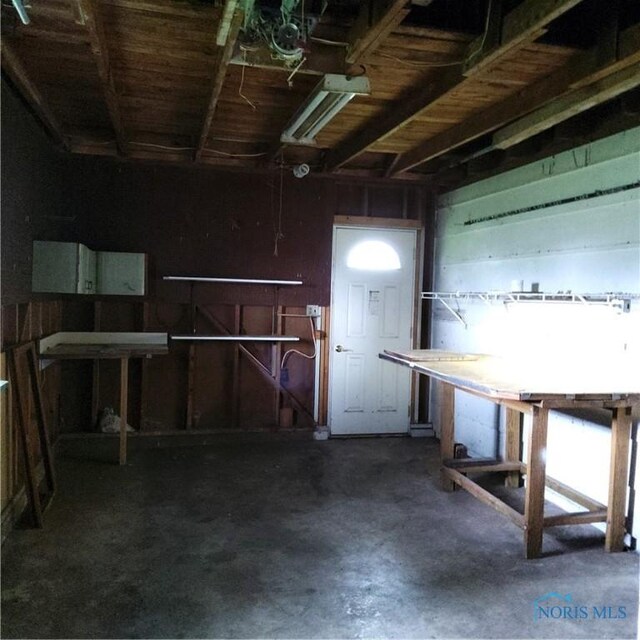 15979 Hill Rd, Defiance, OH 43512 - miscellaneous room featuring concrete flooring