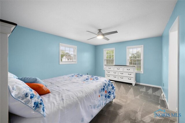 117 Freedom Ln, Waterville, OH 43566 - carpeted bedroom featuring ceiling fan and baseboards