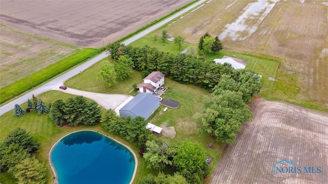 13914 Devils Hole Rd, Bowling Green, OH 43402 - aerial overview of property's location with a nearby body of water