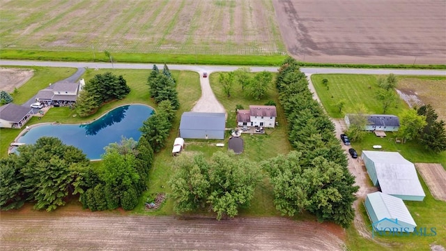 13914 Devils Hole Rd, Bowling Green, OH 43402 - aerial view of sparsely populated area with a large body of water