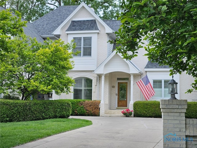 3236 Deep Water Ln, Maumee, OH 43537 - view of front facade with brick siding and a shingled roof