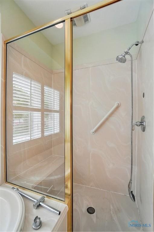 3236 Deep Water Ln, Maumee, OH 43537 - bathroom with a stall shower and a sink