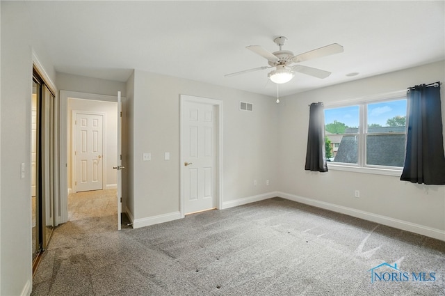 3236 Deep Water Ln, Maumee, OH 43537 - unfurnished bedroom featuring carpet and a ceiling fan