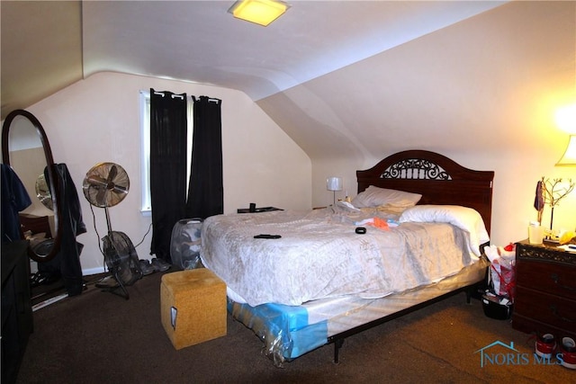 905 Eleanor Ave, Toledo, OH 43612 - carpeted bedroom with lofted ceiling