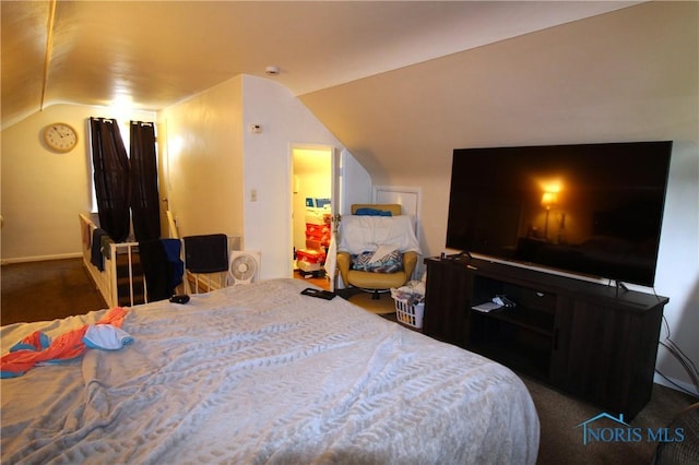 905 Eleanor Ave, Toledo, OH 43612 - bedroom featuring lofted ceiling and carpet floors